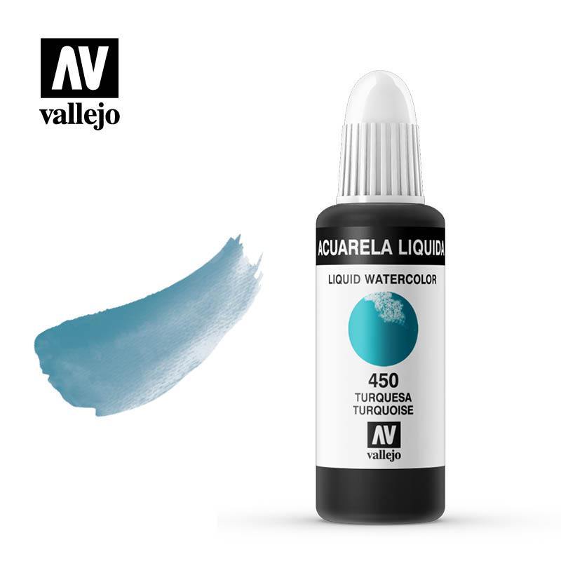 ACUARELA TURQUESA 450