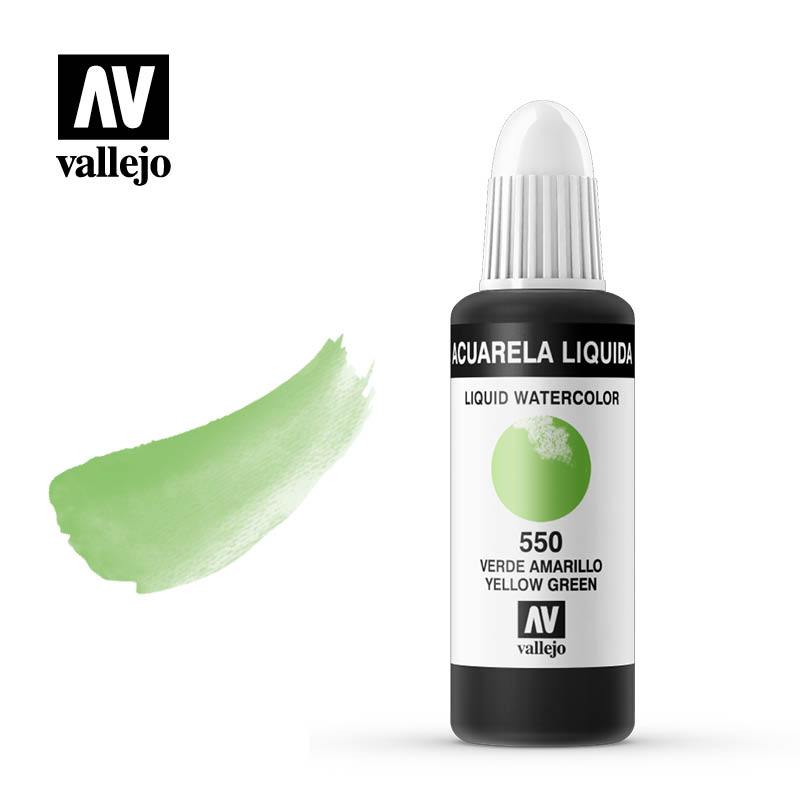 ACUARELA VERDE AMARILLO 550