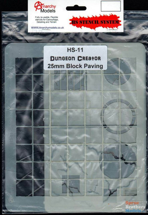 Anarchy Models HS-11 Dungeon Creator 25mm Block Paving
