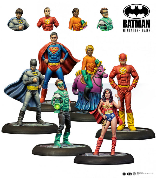 Batman: The Big Bang Theory Justice League Cosplay Miniature Playset
