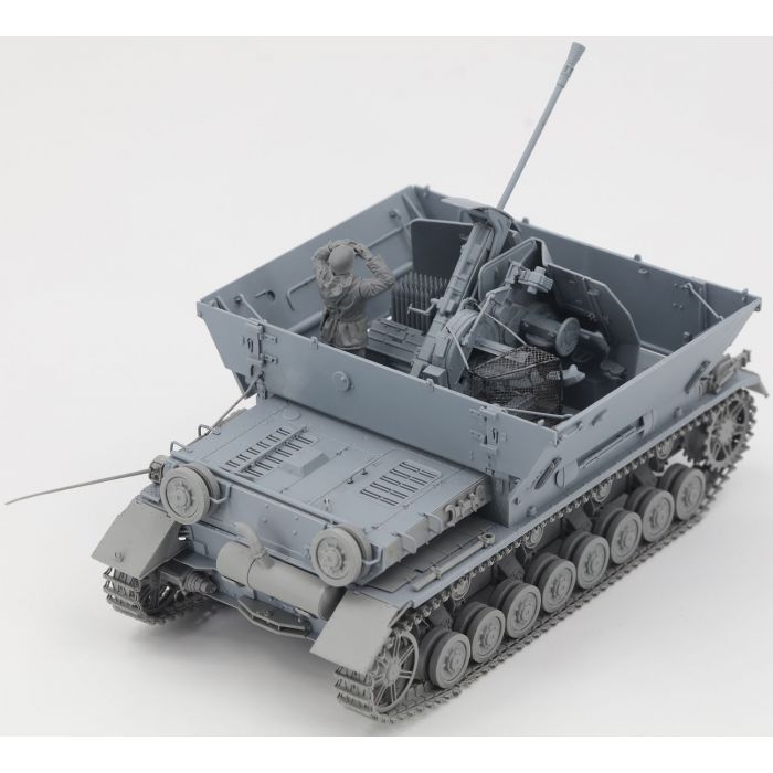 BORDER 1/35 ALLEMAND PANZER IV ANTI-AIR TANK 3.7 FLAK MOBELWAGEN