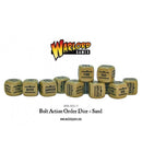 Bolt Action Orders Dice Sand