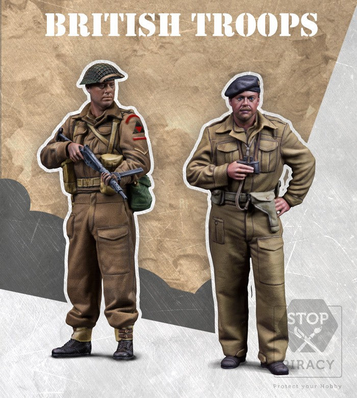 Front de guerre : troupes britanniques 1:48