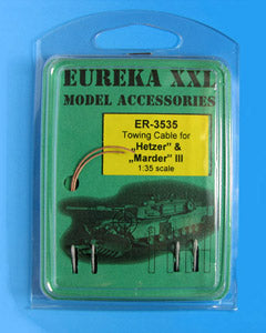 Eureka 1/35 ER-3535 Câble de remorquage pour Hetzer, Marder III et leurs dérivés