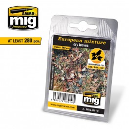 Mig Mélange Européen Feuilles Sèches Recommandé pour 1/48 1/35 1/32