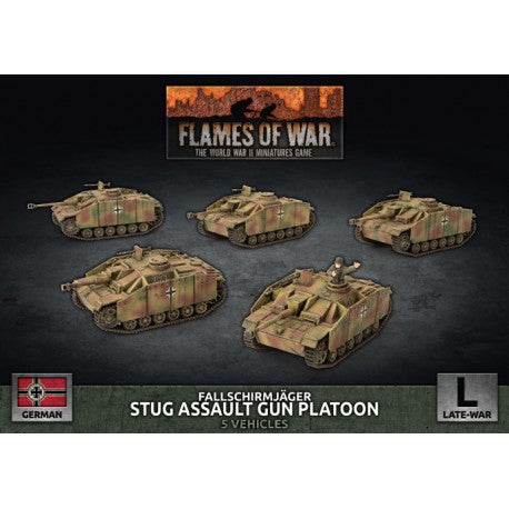 Flames of War : peloton de canons d'assaut Fallschirmjager StuG