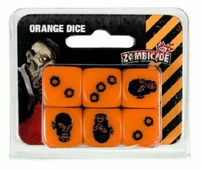 Zombicide: Orange special dice