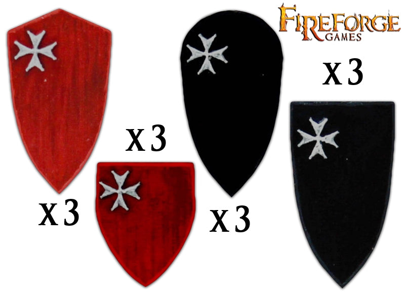 Deus Vult: Hospitaller Order Shields 2