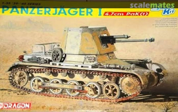 Dragon 1/35 Panzerjager I  W/4.7cm pack (t)