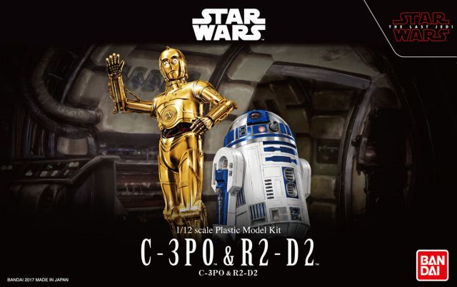 Bandai Hobby (Gunpla) Star Wars échelle 1/12 : C-3PO &amp; R2-D2