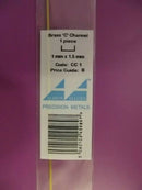 Albión Alloys. CC1 Canal “C” Laton 1.0mm x 1.5mm x 1.0mm