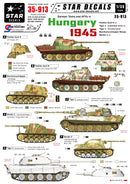 Star Decals. 1/35 35-913 Tanks and AFV in Hungary 1945
