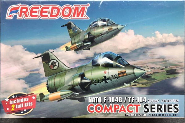 Freedom Compact Series 2 Model Kit - USAF F-104 TF-104 Starfighter