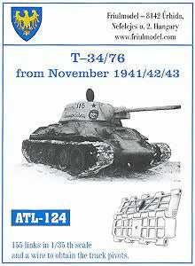 1/35 Friulmodel Track Link Set. T-34/76 1941 to 43