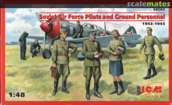 Soviet Air Force Pilots and Ground Personnel 1:48