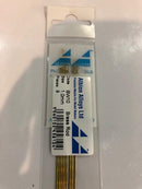 Albion Alloys Brass Rod 1mm ,.8mm ,.5mm, .45mm, .4mm