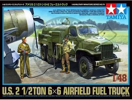 Tamiya 1/48 US 2,5 tonnes. Camion de carburant d'aérodrome