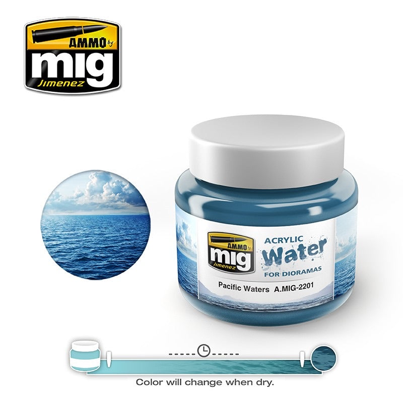 WATER Ammo ACRYLICS by MiG. pacific wayers