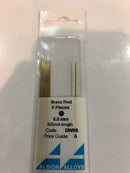 Albion Alloys Brass Rod 1mm ,.8mm ,.5mm, .45mm, .4mm