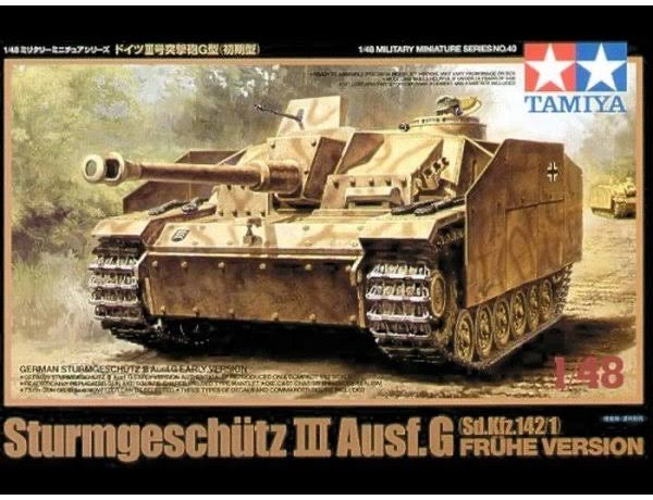 Sturmgeschutz III Ausf. G Première version. Tamiya 1/48