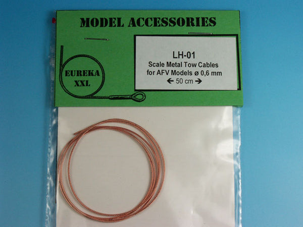 Eureka LH-01 Scale Metal Tow Cable 0.60mm