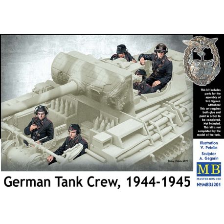 Master Box 1/35 Équipage de char allemand 1944-1945