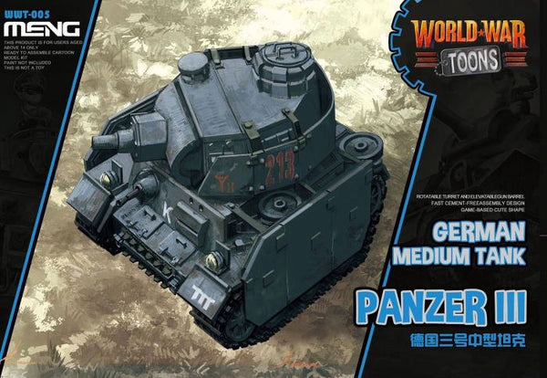 Meng World War Toons - Panzer III allemand