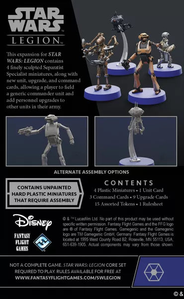 Separatist Specialists Personnel Expansion