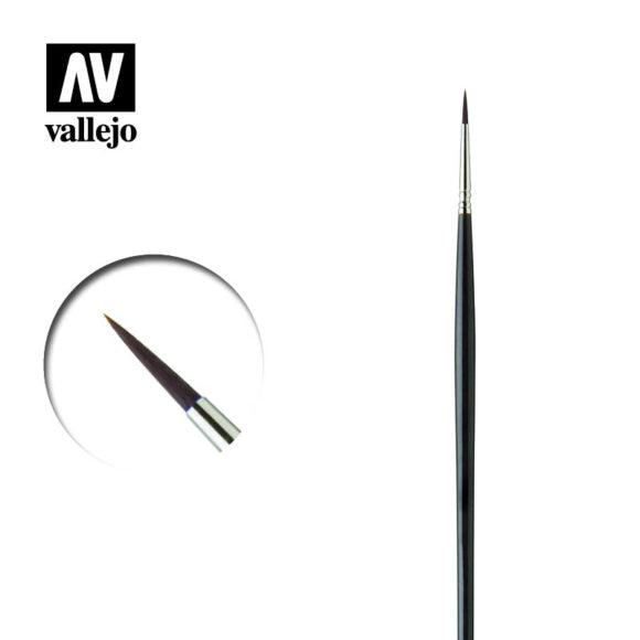 Vallejo kolinsky Brush no.2/0