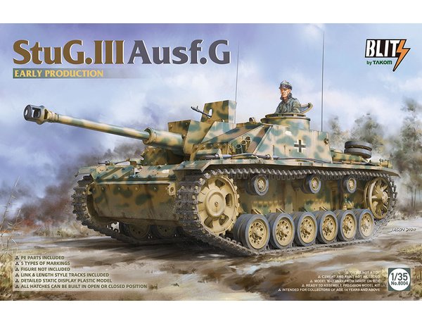 1:35 Blitz de Takom - StuG.III Ausf.G Première production