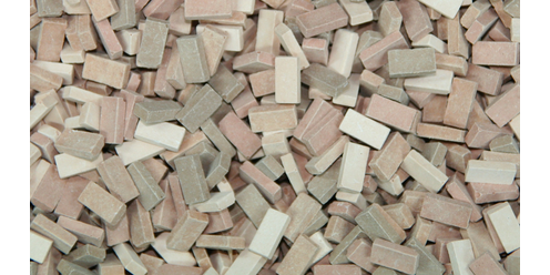 Juweela 1/32 1/35 Bricks Terracotta Mix