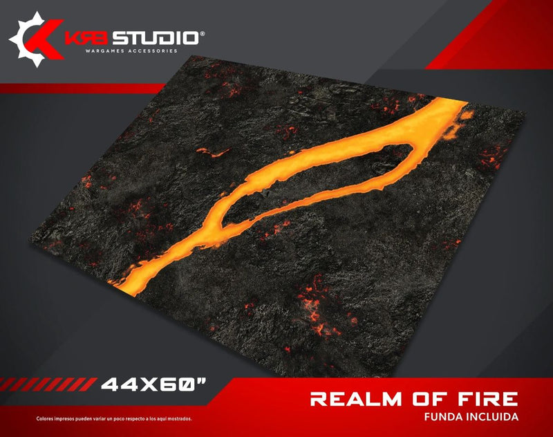 KRB Studio: Realm of Fire Mat 44''x60''