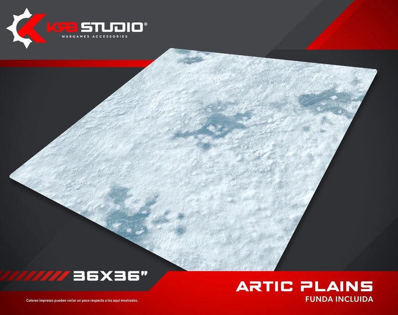 KRB Studio: Tapis des Plaines Arctiques 36''x36''
