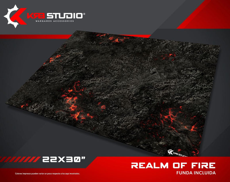 KRB Studio: Realm of Fire Mat 22"x30"