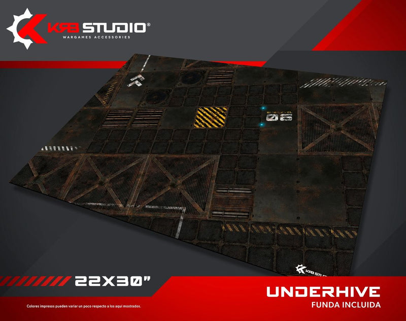 KRB Studio : Tapis Underhive 22"x30"