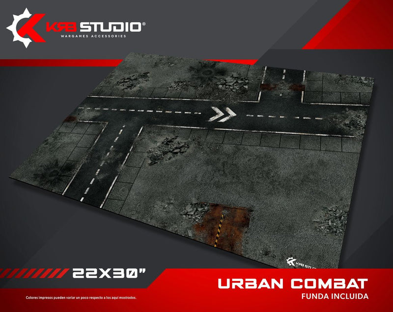 KRB Studio: Urban Combat Mat 22"X30"