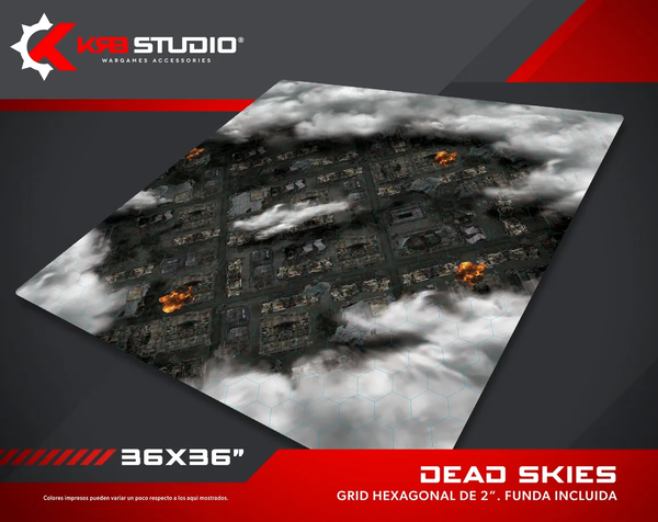 KRB Studio : Tapis Ciel Mort 36"x36"