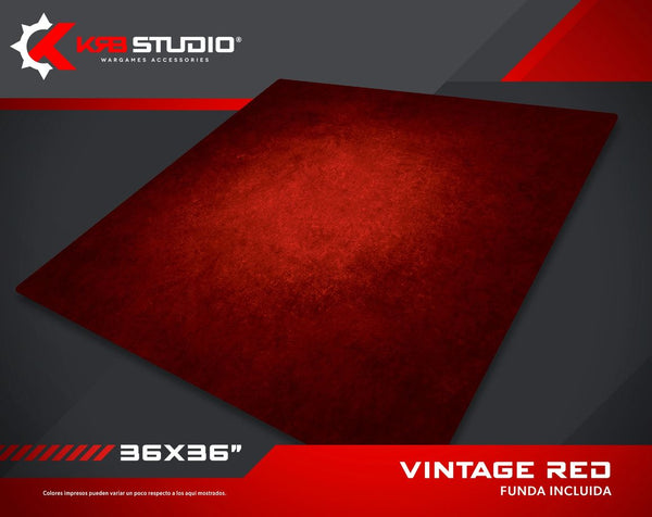 KRB Studio: Vintage Red Mat 36''x36''