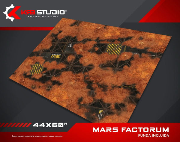 KRB Studio : Tapis Mars Factorum 44''x60''