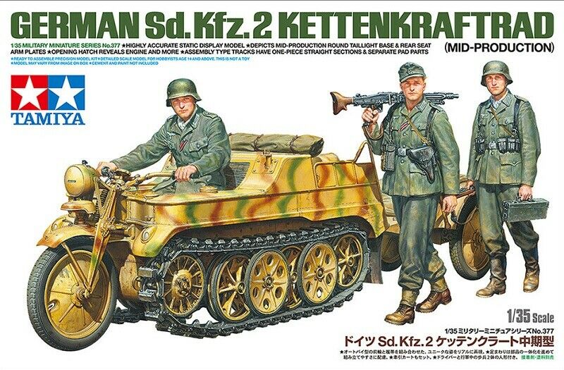 TAMIYA 1/35 GERMAN KETTENKTFRAD SDKFZ.2 mid prod.