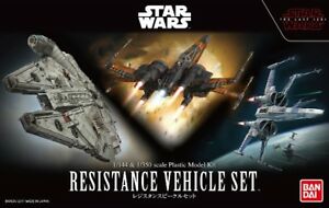 Star Wars échelle 1/144 : Coffret Le Dernier Véhicule de la Résistance Jedi