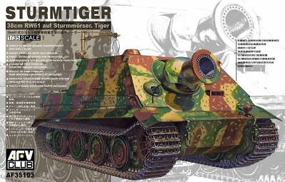 1:48 AFV Club Strumtiger 38cm RW61 auf Sturmmorser Tiger