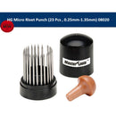 HG Micro Rivet Punch Set (Master Tools)