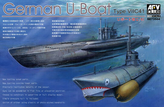 AFV Club 1:350 U-Boat allemand Type VII C/41