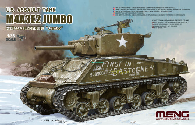 Meng 1/35 M4A3E2 Sherman Jumbo