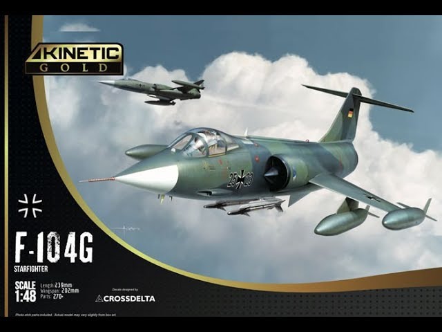 1:48 Kinetic F-104G Starfighter Luftwaffe