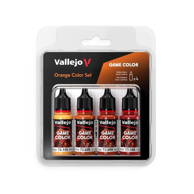 72.381 GAME COLOR SET NARANJA 4 X 18ml