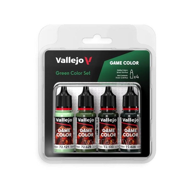 72.384 GAME COLOR SET VERDE  4 X 18ml