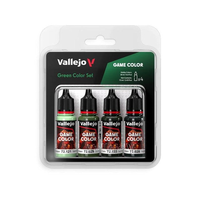 72.384 GAME COLOR SET GREEN 4 X 18ml