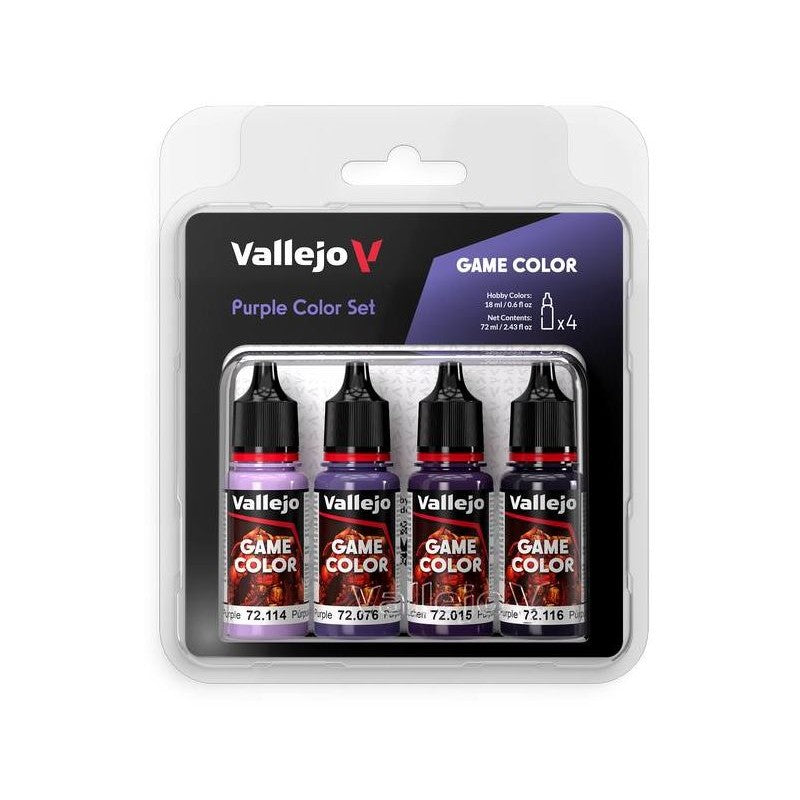 72.382 GAME COLOR SET VIOLETA 4 X 18ml